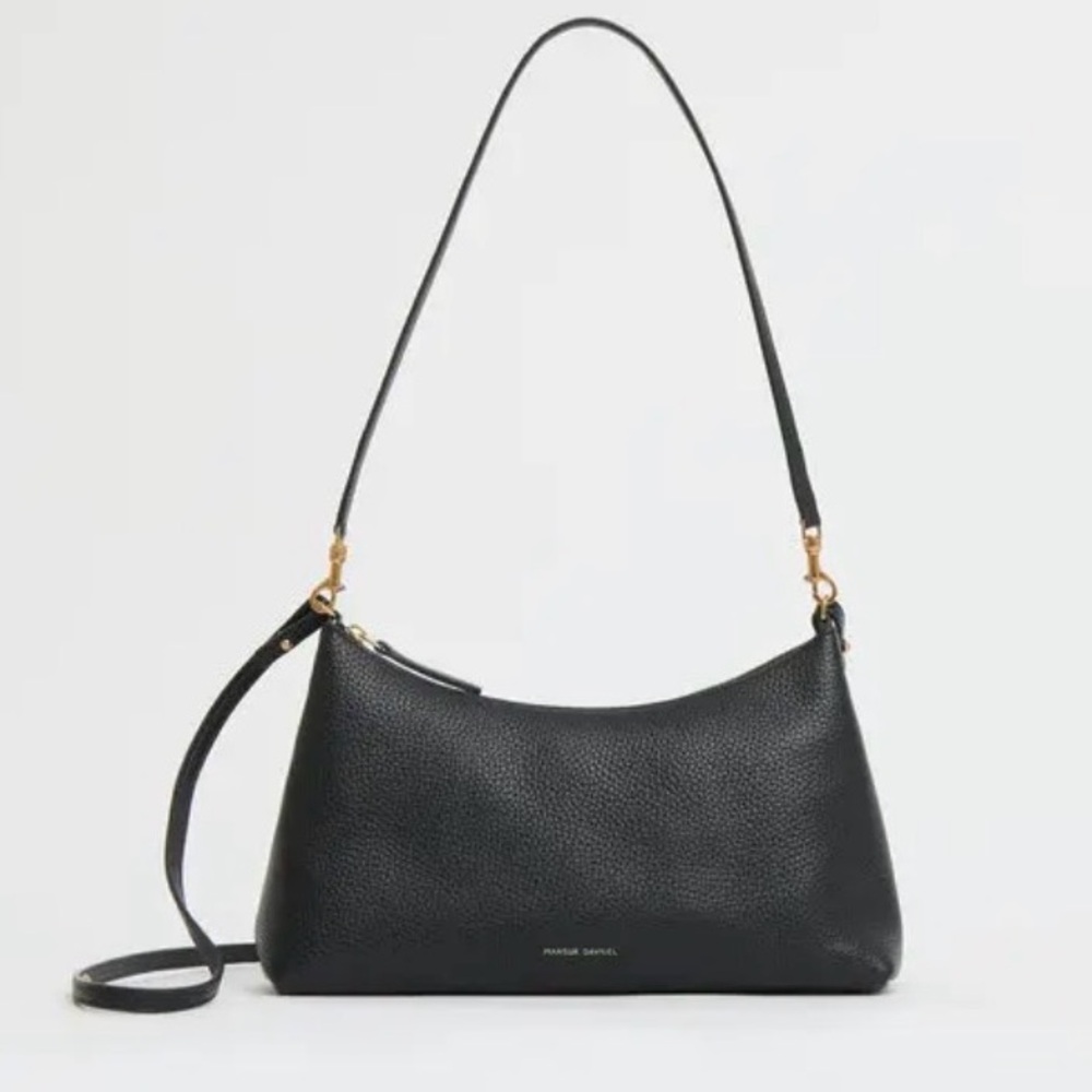 Mansur Gavriel Rhea black shoulder bag - 90s minimalist Classic